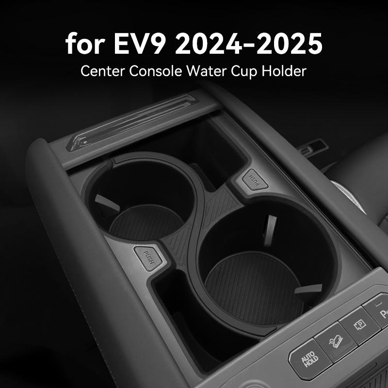Central Console Drink Holder for EV9 2026-25 Car, Anti-Skid Storage Tray Box Organizer, Auto Interior Gadget