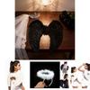 Angel Wings Cosplay Prop With Feather And Cardboard For Stage Performances