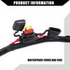 Front/Power Busbar Plug Wire Harness Kit/with Rocker Switch for Polaris RZR PRO XP 4 2020 for Polaris General 19-22 / LED Light Bar Rocker Switch / 1