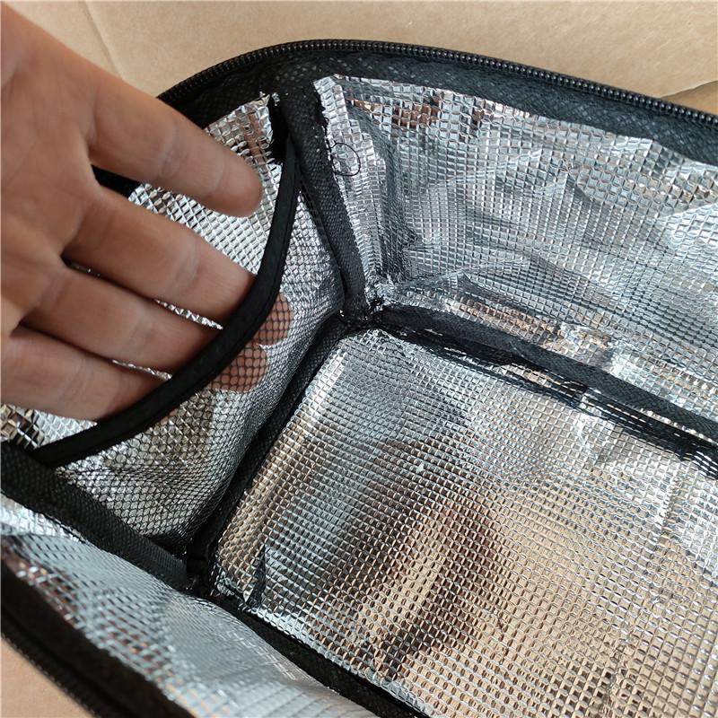 Folding Mountain Bike Rear Cargo Rack Bag with Insulated Liner