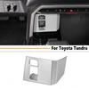 Car Handbrake Switch Panel Cover Trim For Toyota Tundra 22-25 Accessories Silver