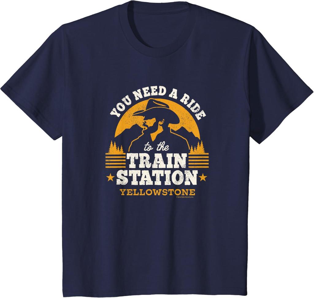Yellowstone Sie brauchen eine Mitfahrgelegenheit zum Bahnhof Herren T-Shirt