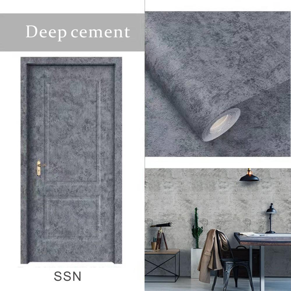 

Самоклеящиеся обои нового цементно-серого цвета, однотонные, водонепроницаемые, наклейки на стены для общежития, спальни, шкафы, обновление мебели 40 x 500 Cm