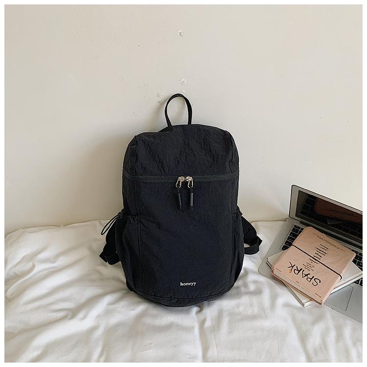 Schoolbag1011 New Simple Style Student Schoolbag Sports Light Schoolbag Women's Short-distance Travel Light Commuter Backpack