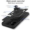 AMORUS For Samsung Galaxy A07 4G Case Kickstand PC+TPU Phone Cover with Camera Lens Slider
