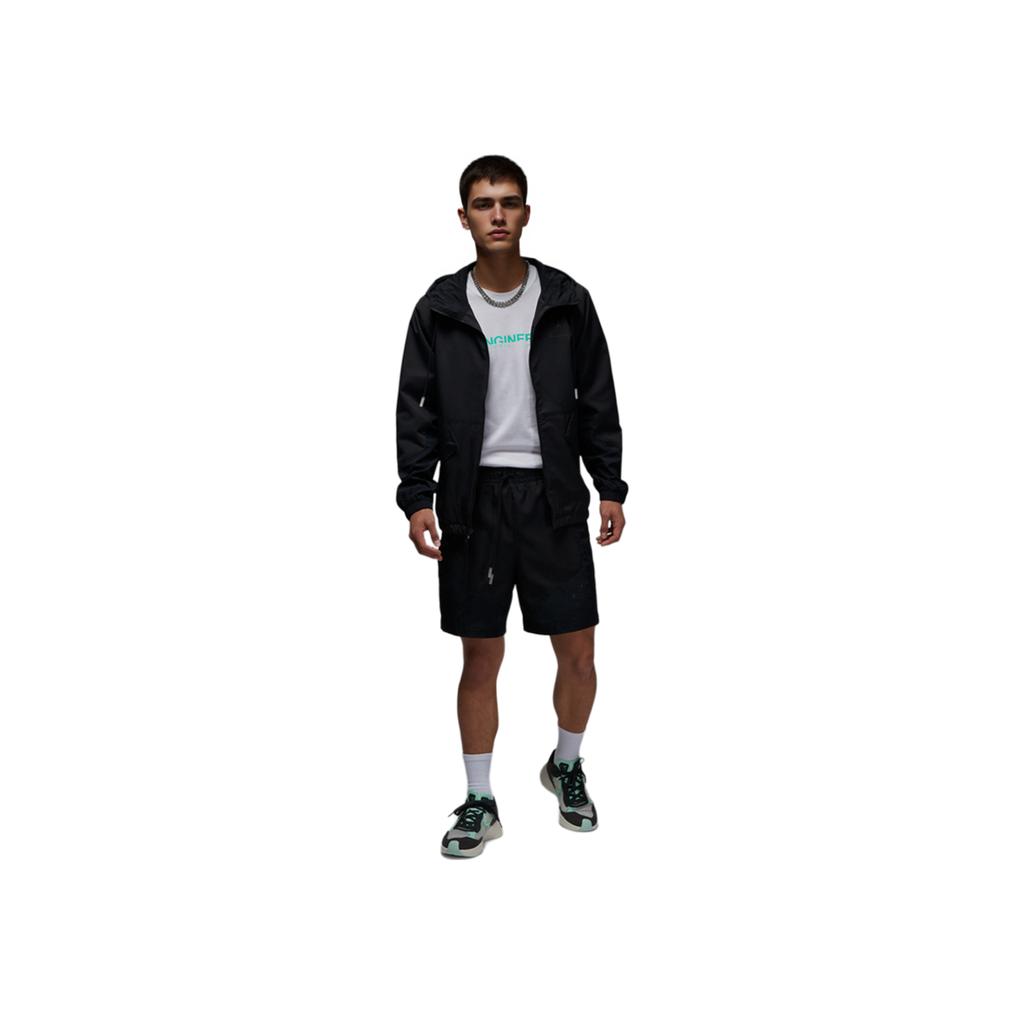Jordan 23 Engineered Letter Print Zip Hoodie Men Jackets Black DX9640-010