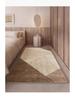 Retro Faux Cashmere Thickened Bedside Rug - Absorbent Bedroom, Bay Window, and Sofa Floor Mat