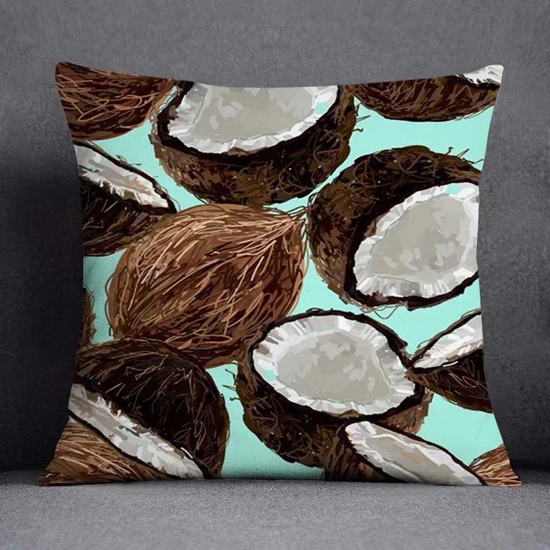 Fruit Pattern Home Decoration Pillowcase Square Pillowcase Home Office Decoration Cushion Cover
