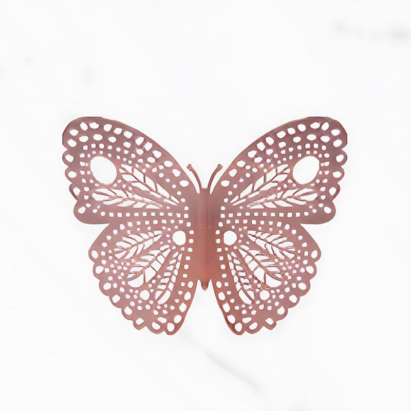 12Pcs/set 3D Hollow Butterfly Wall Sticker for Home Decoration DIY Wall Stickers Modern Wall Art Living Room Decoration