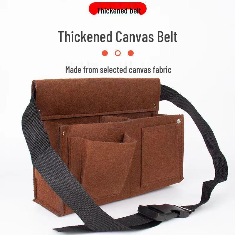 Wear-Resistant Woodworking and Construction Tool Belt Pouch