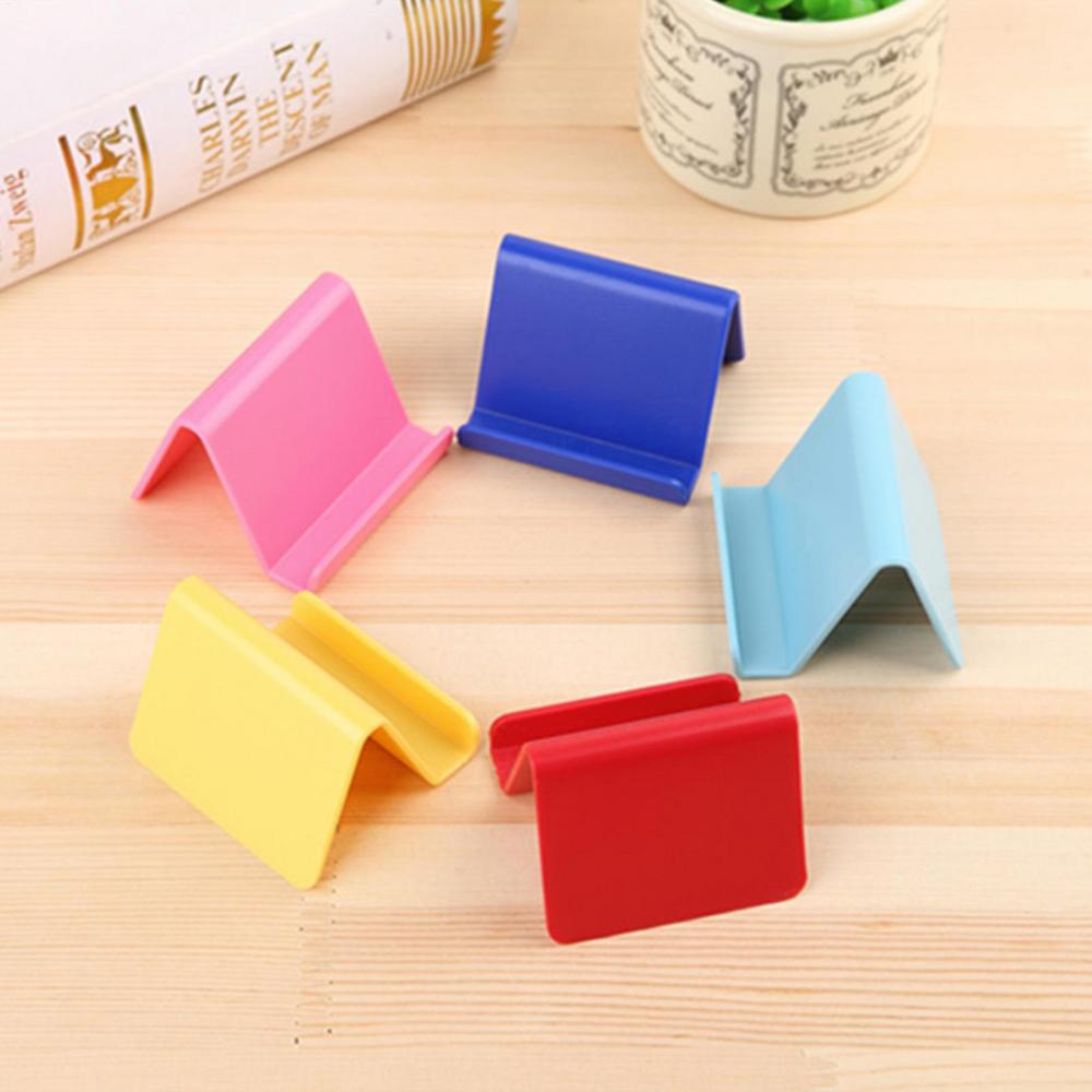 

Portable Table Phone Holder Bracket Desktop Stand with Non Slip Base for Reading Video Call Universal Mobile Phone Stand