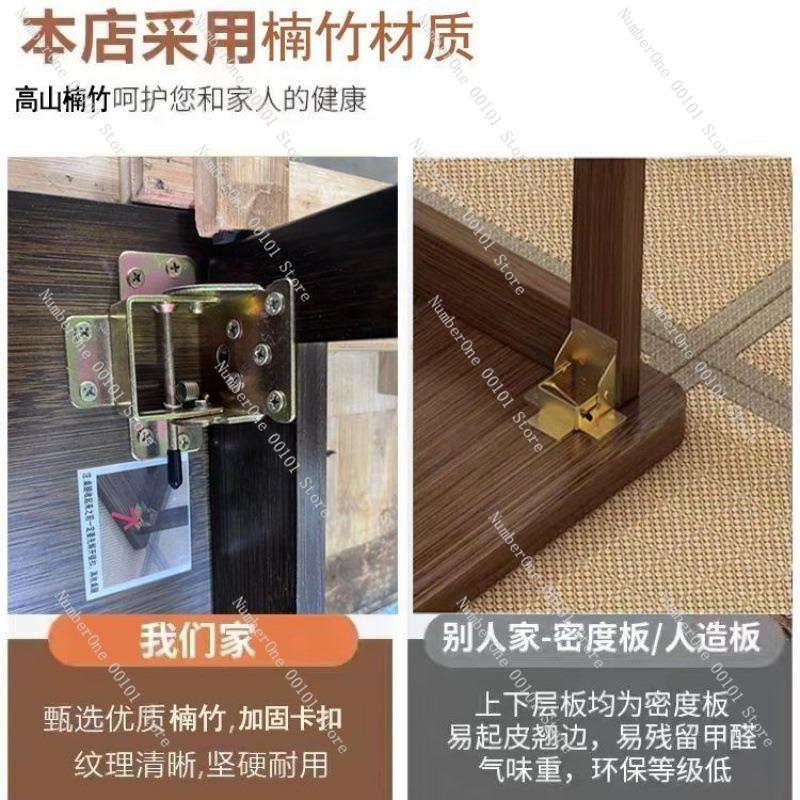 Mesa Tatami Dobrável,Mesa de Café para Bay Window,Secretária de Jantar Portátil para Cama,Mesa Pequena para Estudo em Casa,Mesa Baixa Estilo Japonês