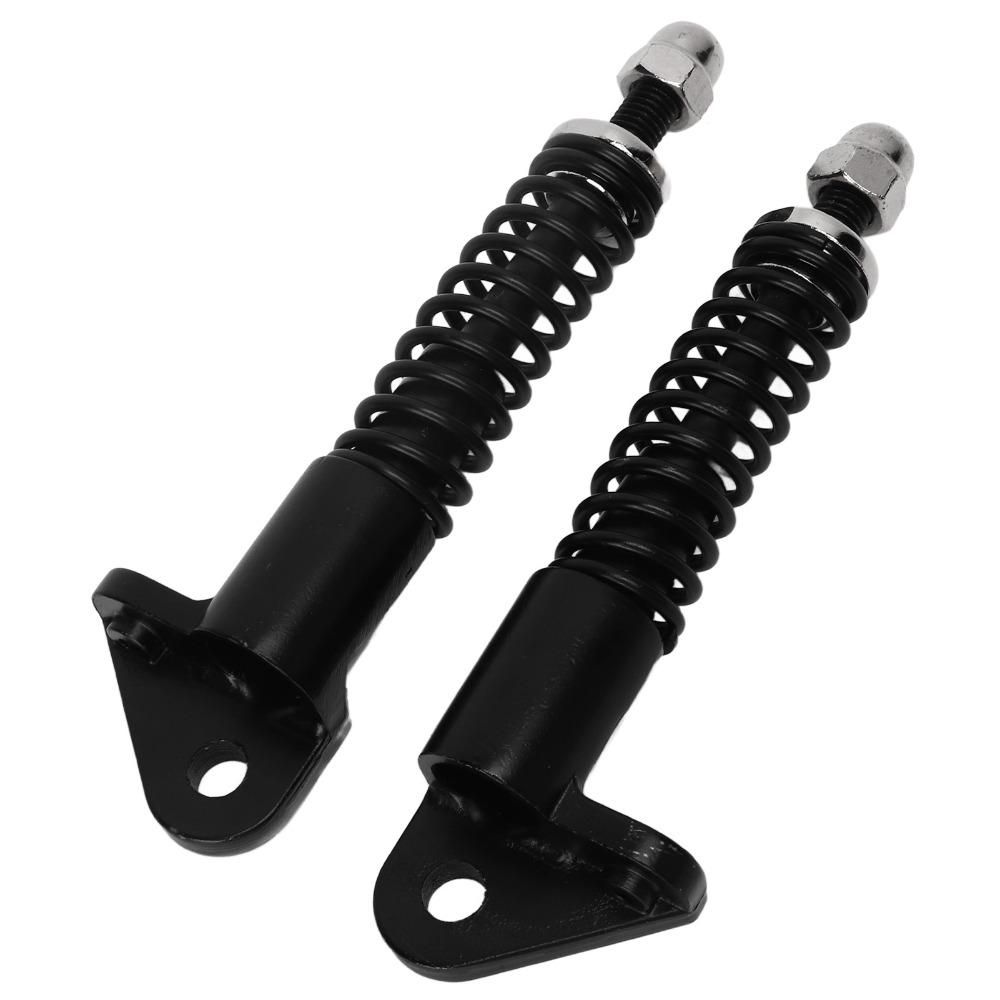 1 Pair Black Hydraulic Spring Shock Absorber Aluminum Hydraulic Front Shock Absorber Electric Bike