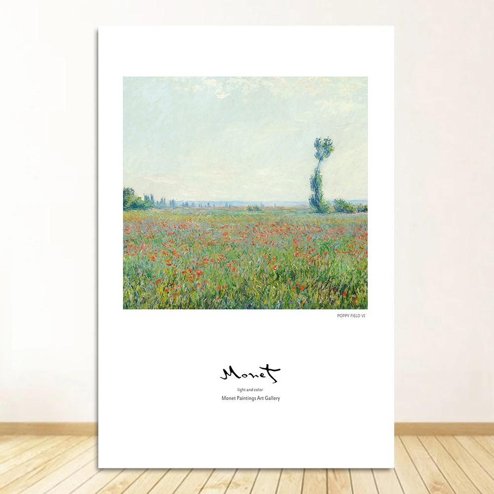 Claude Monet Klasická Umělecká Kolekce Obrazy Plátno Plakát a Tisky Nástěnné Umění Obrázky pro Halový Obývací Pokoj Domácí Dekorace Nástěnná Malba