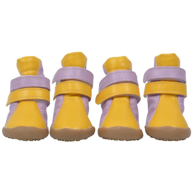 Shoes For Dogs Winter Pet Dog Shoes For Small Dogs Warm Snow Boots Waterproof Fur Non Slip Chihuahua Shoes Reflective Dog Boots