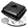 25cm GX Series Integrated Fuel for Tank Set Suitable for 5.5 163cc and 6.5 196cc Kart Engines Motorcycle Fuel for Tank