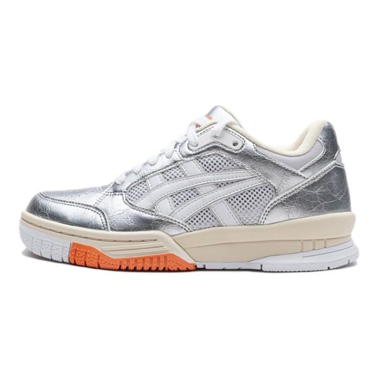 Asics Gel-Spotlyte Comfortable Versatile Low-Top Kids Basketball Shoes Kids sneaker Silver 1204A127-020