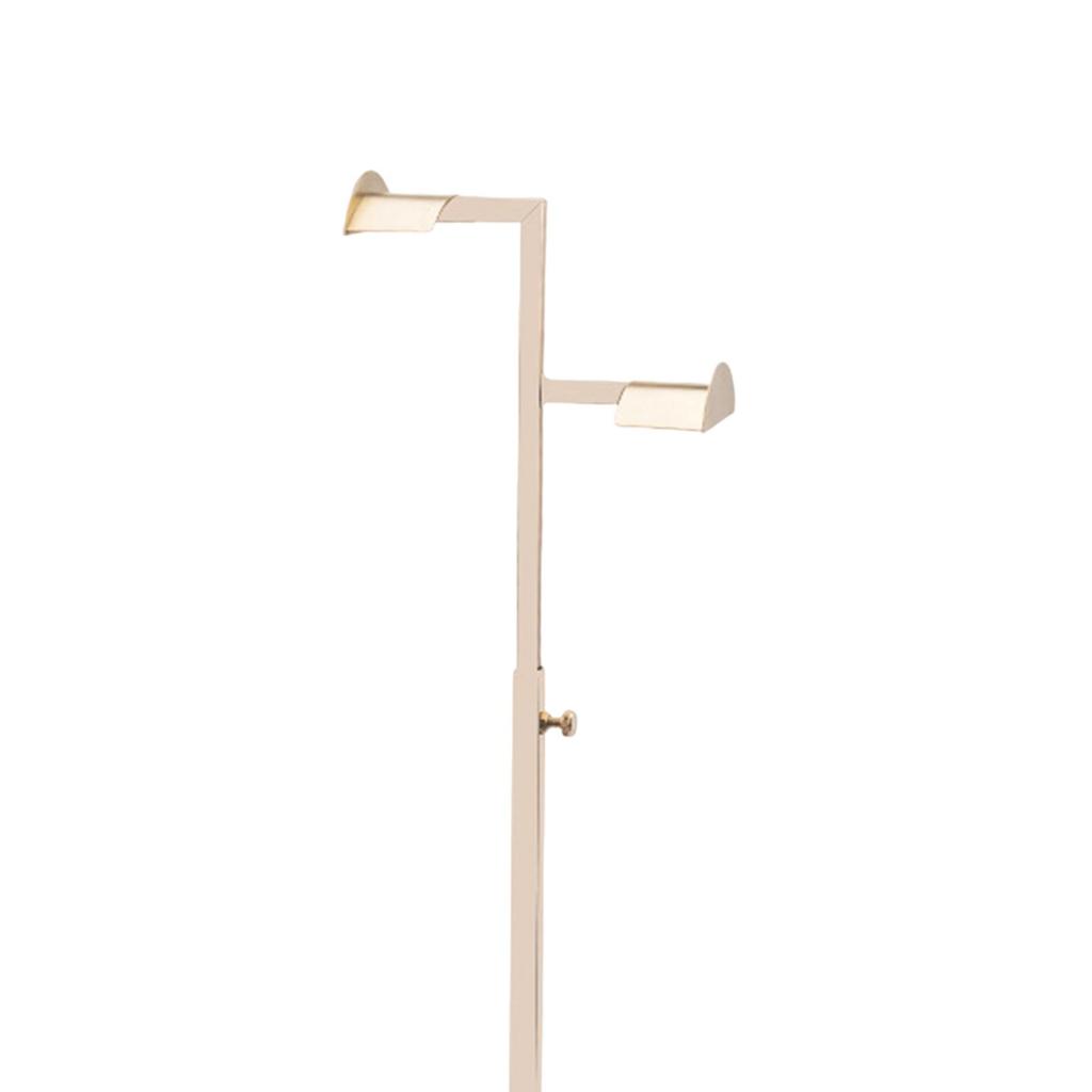 Metal Bag Display Stand, Adjustable Bag Display Rack Handbag Display Stand with