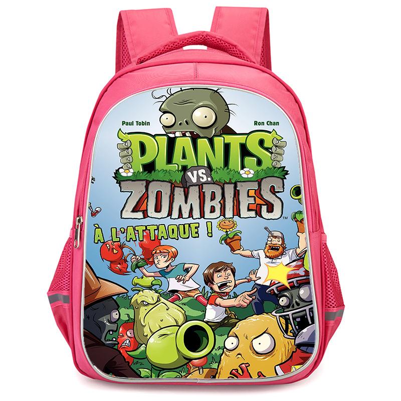 Plants Vs. Zombies Plants Vs. Zombies Anime Backpack Student Bag