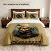 Tupac Personalized Custom Name 3‑Piece Bedding Set Soft Duvet Cover Set For Bedroom Home Decor