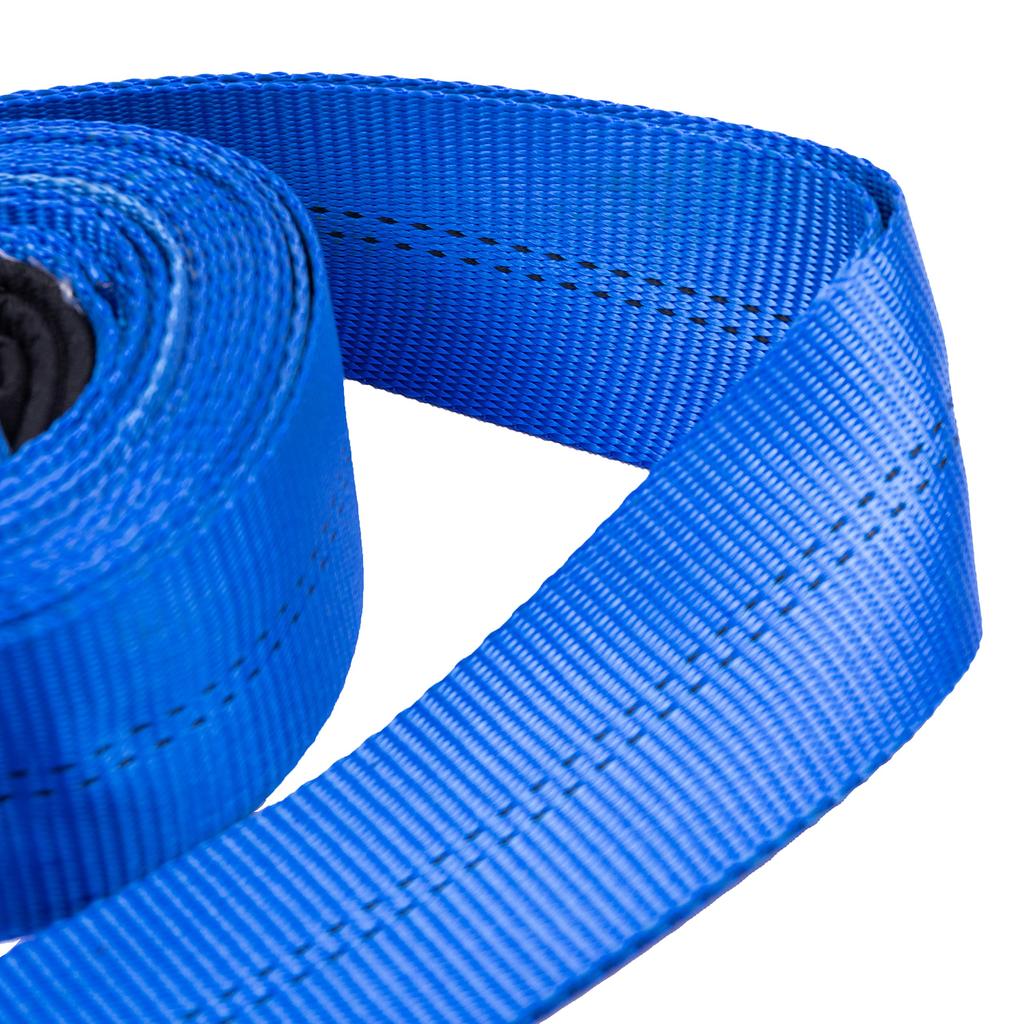 HFS(R) Abschleppseil, 7,6 cm x 6 m, 6 t Bruchlast, Auto-Bergungsseil für festgefahrene Autos, Notfall-Bergung, Unfälle, Pannen, verschneite Straßen, Natur