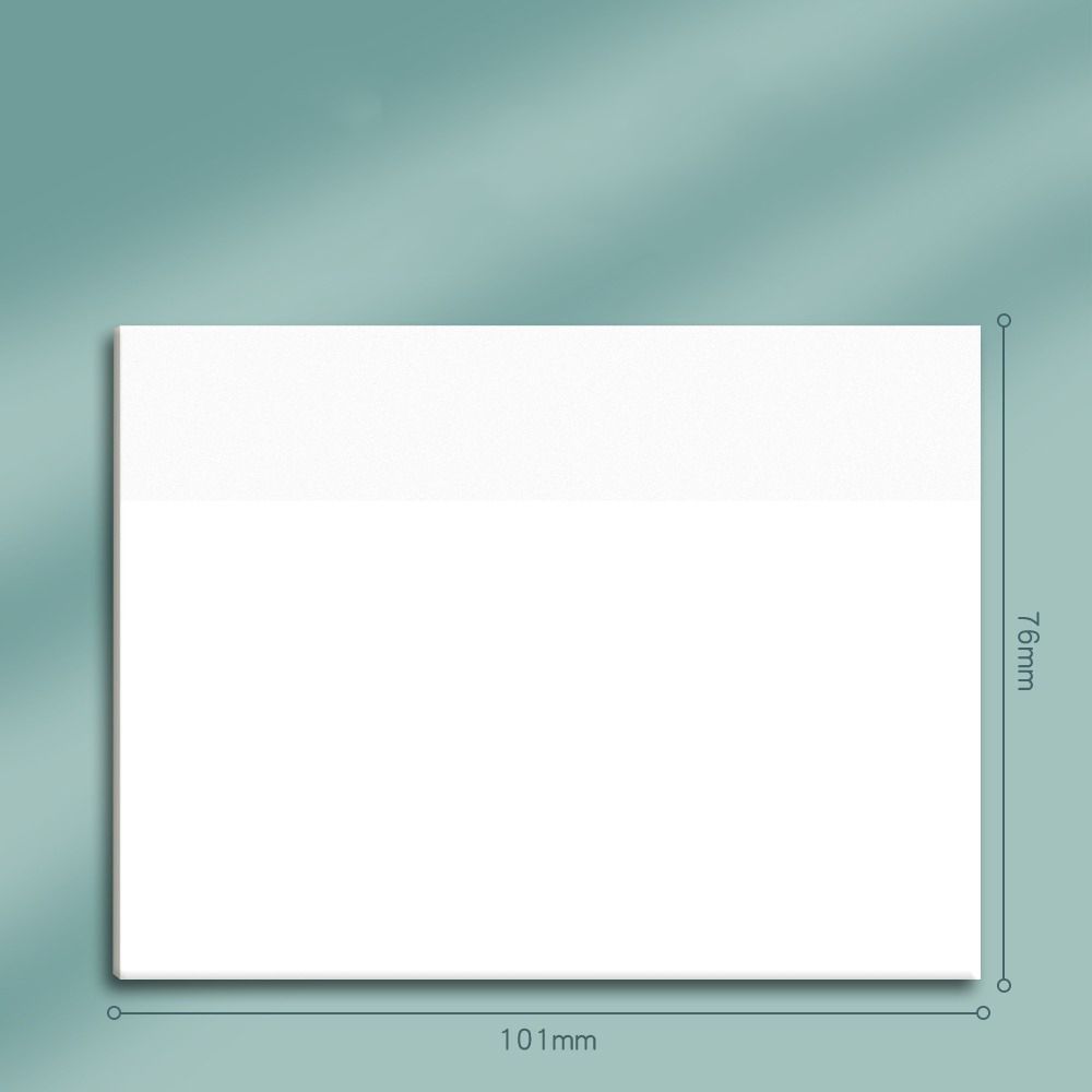 Memo Pads PET Material Scrapes Stickers Sticky Simple Note Paper Transparent Sticky Notes