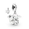 Ekte 925 Sterlingsølv Søt Min Venn Kjæledyr Hund Dingleanheng O Anheng Passer Originalt Armbånd Smykker Gave
