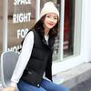 Herbst Winter Große Größe Kurze Baumwolle Weste Mäntel Weibliche Student Koreanische Version Jugend Verdickt Gepolsterte Jacke Weste