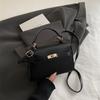 Damen Mode Kleine Quadratische Handtasche Tragbar Einzelne Schulter Crossbody Tasche