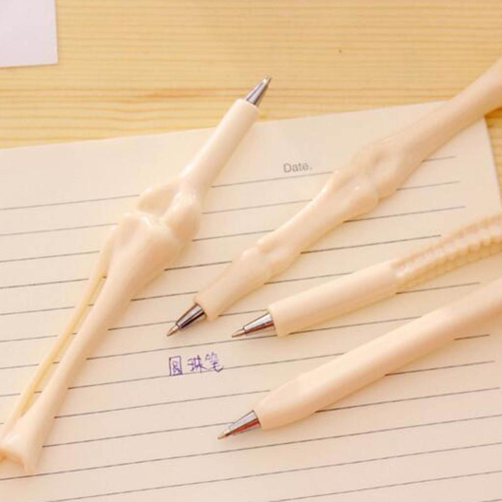 5 Pcs Ballpoint Pen Exquisite Bone Shape Smoothing Writing Comfortable Grip Ball Point Pens