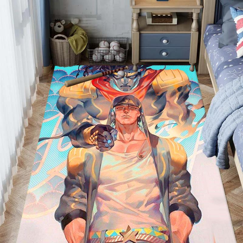 JoJo's Bizarre Adventure: Epic Characters Vibrant Art carpet Living room and bedroom mats printing Christmas gifts Fashion Art