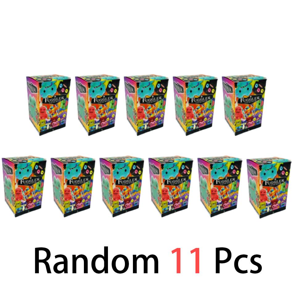 Fuggler Monster Blind Box Hračka Pan. Jehly Zub Širokooký Podivín Rozzlobený Mimozemšťan Křik Domácí Ozdoba Sběratelský Model Dětský Dárek