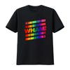 Wham George Michael Rainbow Andrew Ridgeley Pop Muziek Tour Print T-shirt Licht Zacht heren C