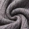 Men's Cashmere Blend Thick Cable Knit Pullover Sweater