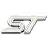 3D Auto ST Heckklappe Seite Kotflügel Emblem Abzeichen Aufkleber für Ford ST Logo Focus Fiesta H6 Ecosport 2009-2015 Mondeo Focus2 Focus3 MK2