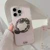 Double layer Imd Ink Splashing Cat Magnetic Suction Bracket 15promax IPhone Case IPhone 16 Suitable for 14 Sets 12