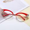 Anti Blue Light Glasses Retro Cat Eye Optical Frames Women Men Prescription Spectale Eyeglasses Reading Glasses Clear Lens