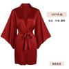 Yiyue sexy pajamas French suspender satin thin sexy underwear flirting pure loungewear women's nightdress 1101