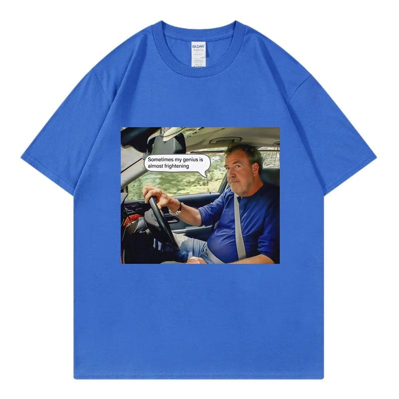 Jeremy Clarkson Manchmal ist mein Genie fast beängstigend Lustiges T-Shirt Unisex Lässige Mode Kurzarm Baumwoll-T-Shirts Streetwear