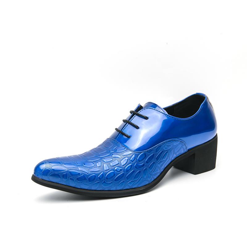 Luxury Brand Pointed Chelsea Shoes Lace Up Luxury Gold Party Men's Formal Shoes High-end Business Casual Shoes for Men's