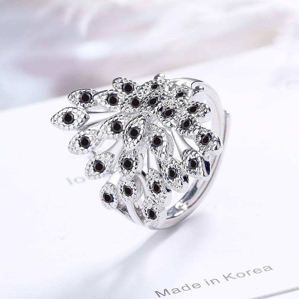 New  925 Sterling Silver Ring open Adjustable Fashion Exquisite Student Girlfriend Women Jewelry Accessories Wedding Party
