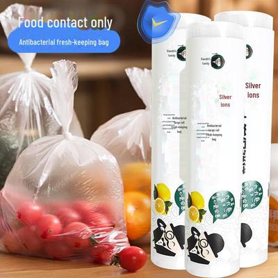 Antibacterial Silver Ion Food Preservation Bags: Thick, Continuous Roll for Refrigerator Sealing
