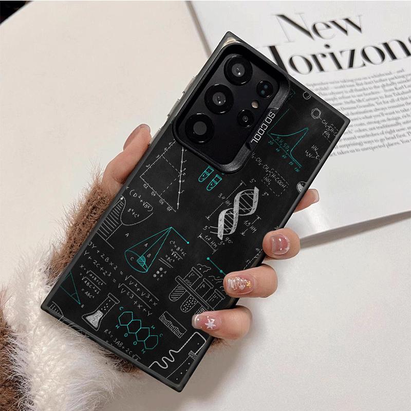 Physics Chemical Mathematics Shockproof Phone Case for Samsung Galaxy S26 Edge S25 Ultra S24 FE S23 Plus S21 Cover Anti Fall Fun