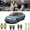 12 Piece 6000K White Accord Interior LED Light Kit Package Replacement for Honda Accord 2003 2004 2005 2006 2007 2008 2009 2010 2011 2012, with