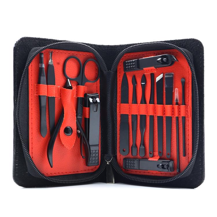 Cheap Customized Manicure 15pcs Set Women Luxury Manicure Set Manicure Sets чёрный