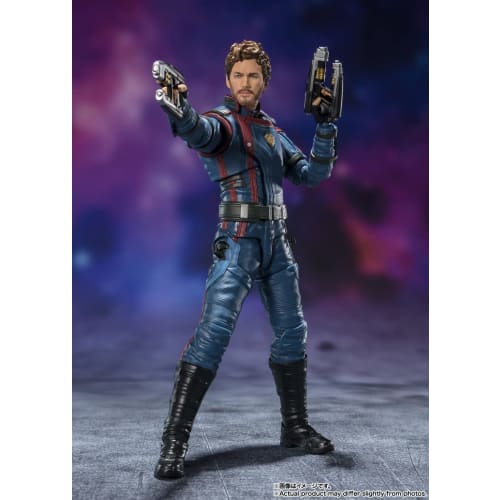 TAMASHII NATIONS S.H.Figuarts Star-Lord & Rocket Raccoon (Guardians of the Galaxy: Volume 3) Approx. 150mm x 60mm PVC & ABS Painted Movable Figure