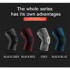 1PC Silicone Knee Pads Strap Patella Medial Support Meniscus Compression Knee Braces for Running Sport Knee Protection