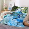Dragon Island Flannel Blanket Throw Blanket Soft Warm Sofa Bed Camping home Decor Unique Christmas Gift C9261308