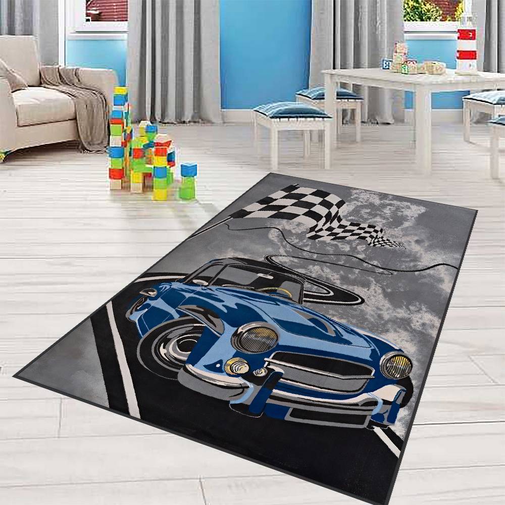 

Mosimoso Home MJ062 Детский ковер с нескользящей подошвой в горошек и принтом 50x80 cm