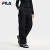 FILA Original Simple Classic Workwear Soft Comfortable Brushed Woven Straight Leg Casual Pants Women bottoms F11W549802FBK